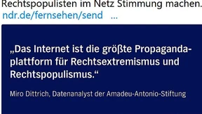 Wie der NDR die Medienkritik der AfD bestätigt