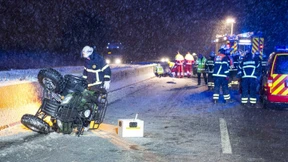 Quadfahrer von Lastwagen überrollt und getötet