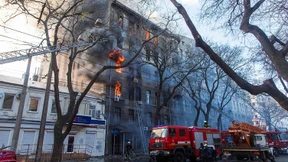 Verheerender Brand in Universität von Odessa