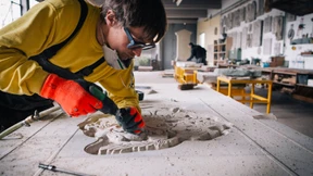 Ein Stück Erdgeschichte, auch mit QR-Code 