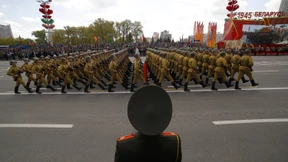 Große Militärparade in Belarus