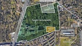 Wo das Gymnasium Ost gebaut werden soll