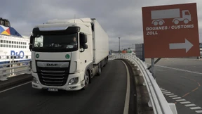 Die Lastwagen rollen auch nach dem Brexit