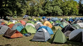 Ein Stadtpark wird besetzt