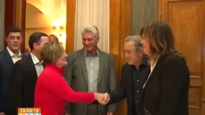 Kubanischer Präsident trifft Robert de Niro