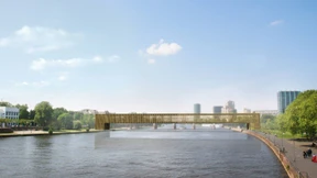 Fehlender Schlussstein für das Museumsufer