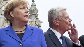 Pöbeleien bei der Einheitsfeier - Merkel fordert Respekt