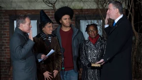 Bürgermeister de Blasio tritt sein Amt an