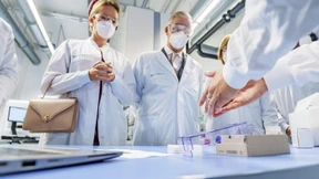 Gucken und drucken: Belgisches Königspaar in Mainz