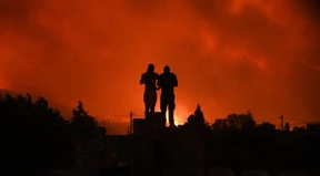 In Alexandroupolis regnet es Asche