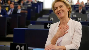 Von der Leyen knapp gewählt