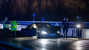 Flüchtige Geldautomatensprenger verursachen Unfall auf A643