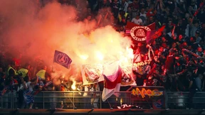 Rauchbomben im Stadion