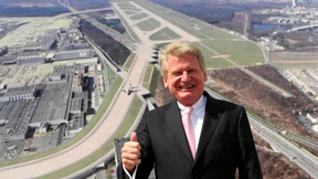 Ein Feuerwehrmann aus Hessen 