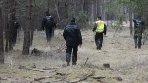 Polizei sucht Waldstück nahe Storkow ab