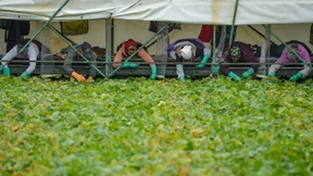 Auf dem Gurkenflieger