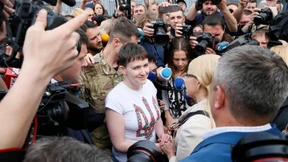 Ukrainische Kampfpilotin Sawtschenko frei