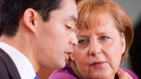 Merkel lässt Röslers Frosch-Vergleich zurückweisen