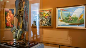 Besuch bei einem Galeristen der Moderne