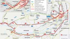 Trotz Sperrungen ans Ziel kommen