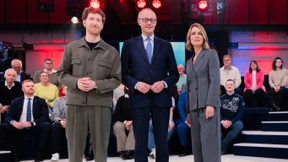 In diesem Fernsehstudio trifft Merz auf Wohlwollen