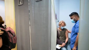 In der Pop-up-Impfstation