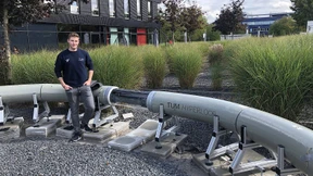 In Überschallgeschwindigkeit durch die Röhre