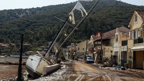 Drei Tote und starke Schäden in Griechenland