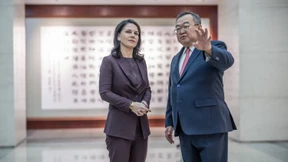 In Peking muss Baerbock allein vor die Presse