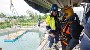 Kanaltaucher proben für den Ernstfall in Buenos Aires 