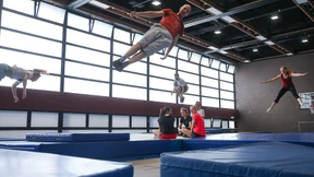 Trampolinspringen kann jeder