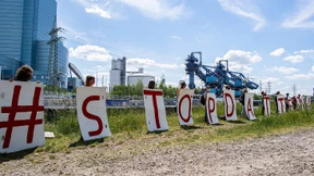 Protest gegen neues Kohlekraftwerk