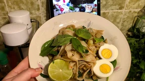 Reisnudeln aus der heimischen Garküche