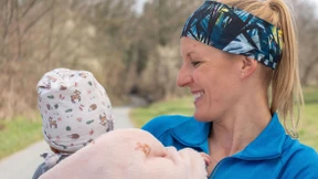 Profi-Triathletin und zweifache Mutter
