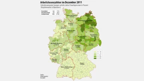 Arbeitslosigkeit auf niedrigstem Stand seit 20 Jahren