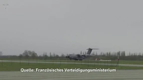 Luftwaffe fliegt französische Covid-19-Patienten nach Deutschland