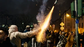 Silvester-Raketen in Menschenmenge geschossen