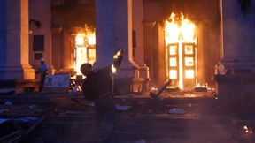 Dutzende Tote bei Feuer in Gewerkschaftsgebäude in Odessa