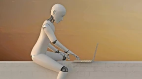 Roboterpresse und Menschenmedien