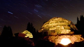 Überlebenstraining mit Iglu