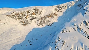 Von der Lawine erfasst