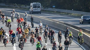 Kreativer Protest gegen Rodung des Dannenröder Forsts