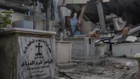 Älteste Kirche Gazas getroffen