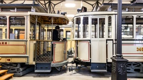 Neue Halle für alte Straßenbahnwagen