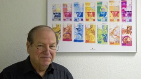 Reinhold Gerstetter hat die neuen Euro-Noten gestaltet 