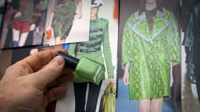 Schlammfarben für die Finger