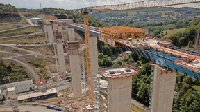 Die Königin der Autobahnbaustellen