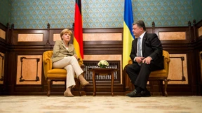 Poroschenko bespricht mit Merkel Friedenschancen 