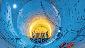 Eine der tiefsten Baustellen