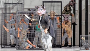 Dann legen die Schweine ihre Masken ab